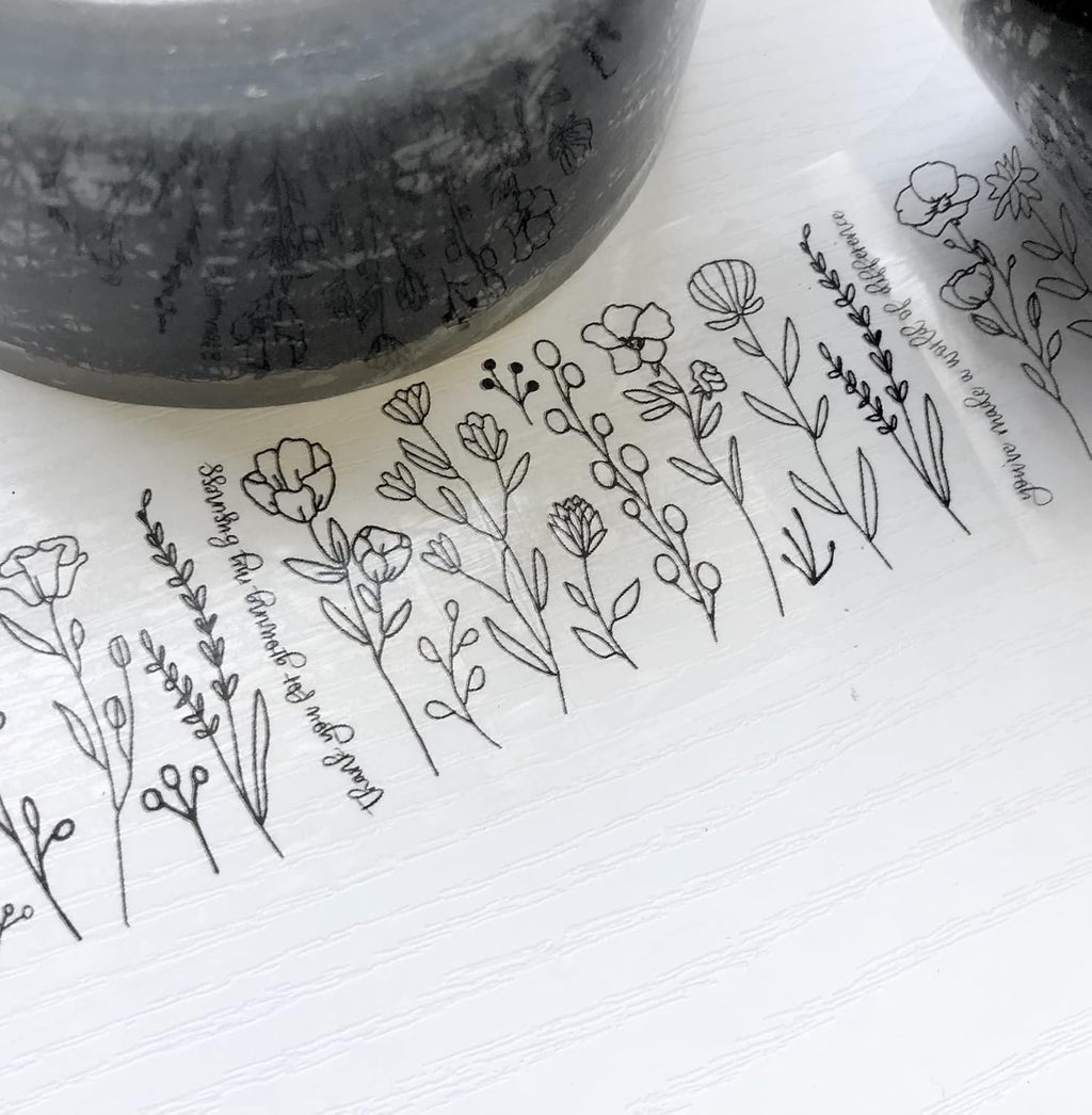 Mailed It Eco-Friendly Packing Tape - Pretty Floral Packaging Tape for Shipping - 2" x 55 Yds (165 Ft) (1)