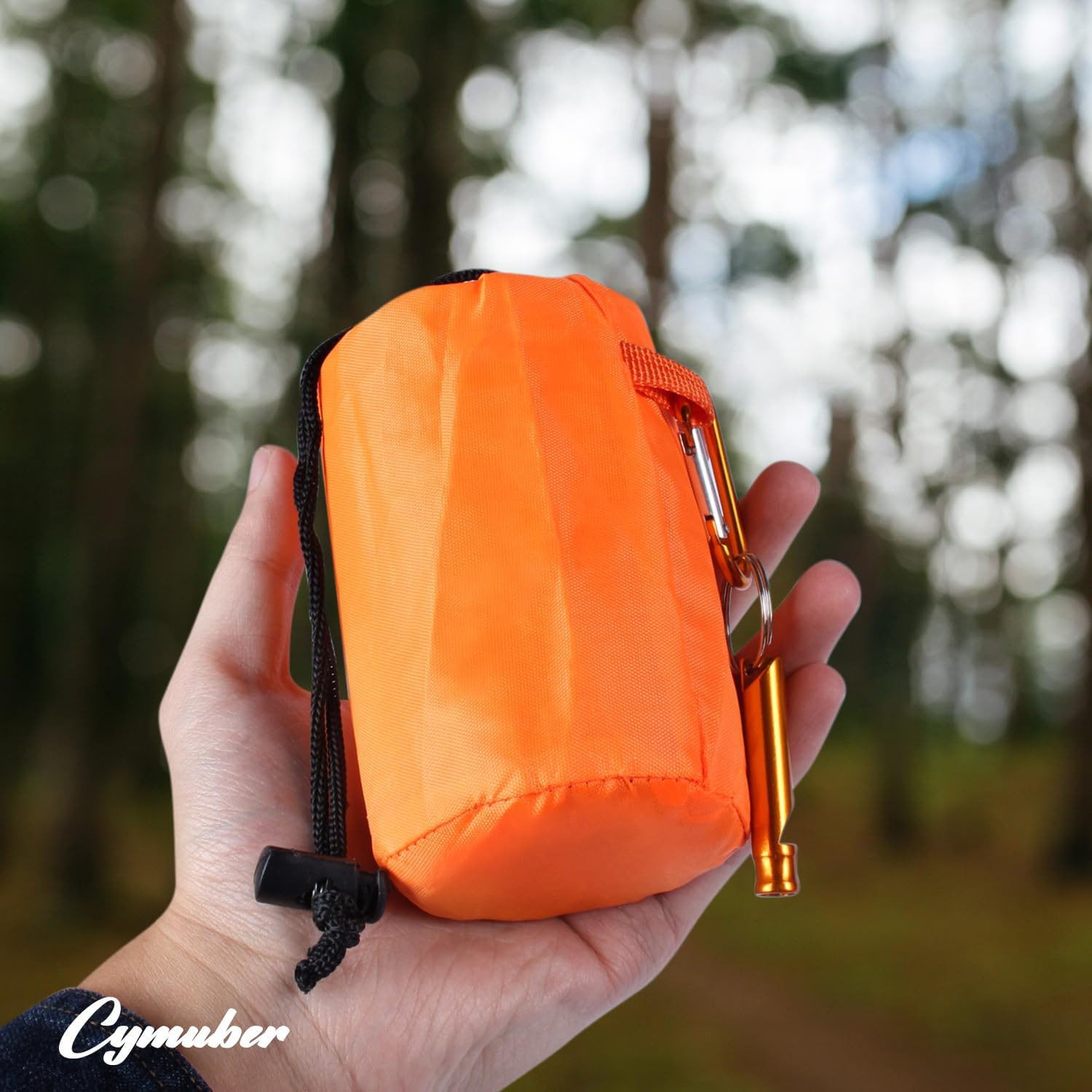 Emergency Sleeping Bag Survival Bag, Cymuber Portable Waterproof Thermal Bivy Sacks Tac Bivvy Bags,Camping Mylar