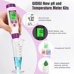 pH Meter for Food Fermentation, Spear pH Probe for Canning Salsa