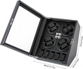 Watch Winder for Automatic Watches, 8+5 Automatic Watch Winder Box Watch Display Organizer Storage Case with Built-in