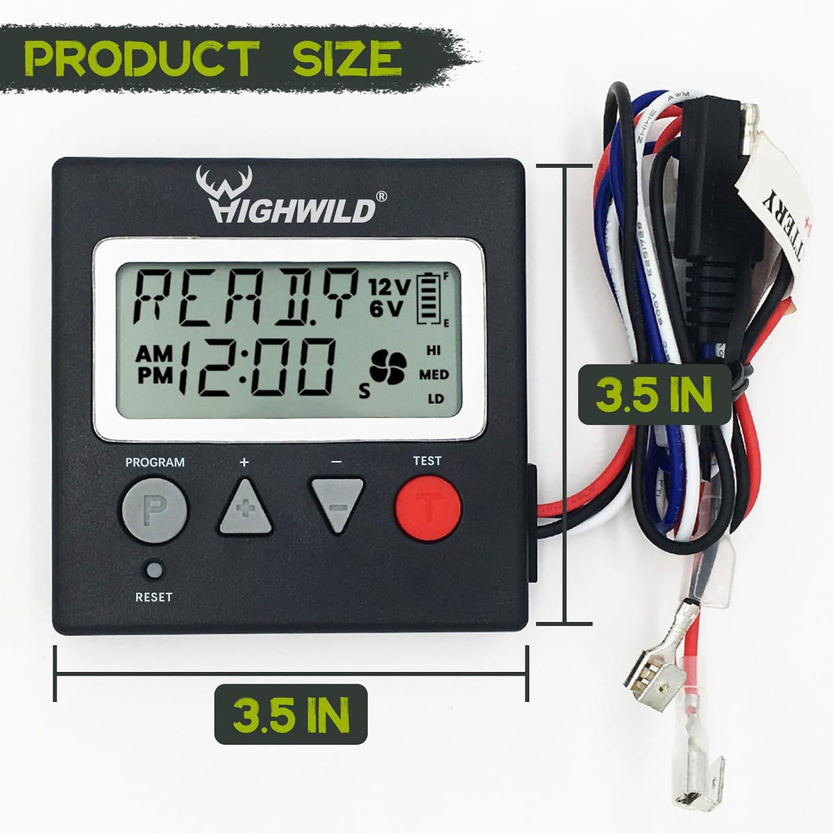 6V/12V Universal Game Feeder Digital Timer - 3 Pack