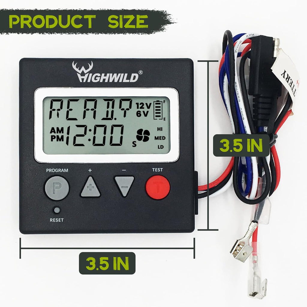 6V/12V Universal Game Feeder Digital Timer - 1 Pack