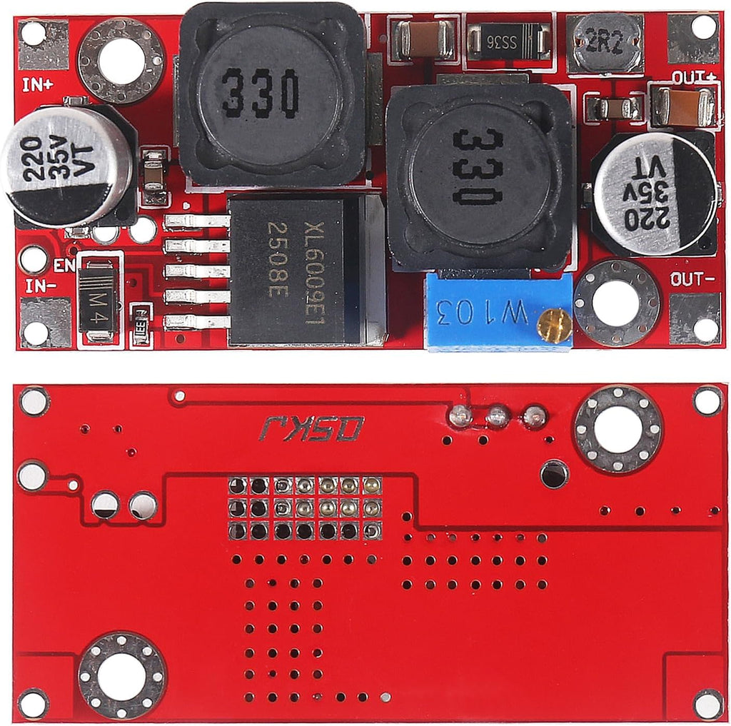 4pcs XL6009 Boost Converter Buck Boost DC-DC Adjustable Step-UP Power Converter Module 5-32V to 1.2-35V Power Supply Module Replace LM2577