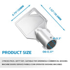 Zfegto GR777 Washer Dryer Machine Key for Greenwald Speed Queen Commercial