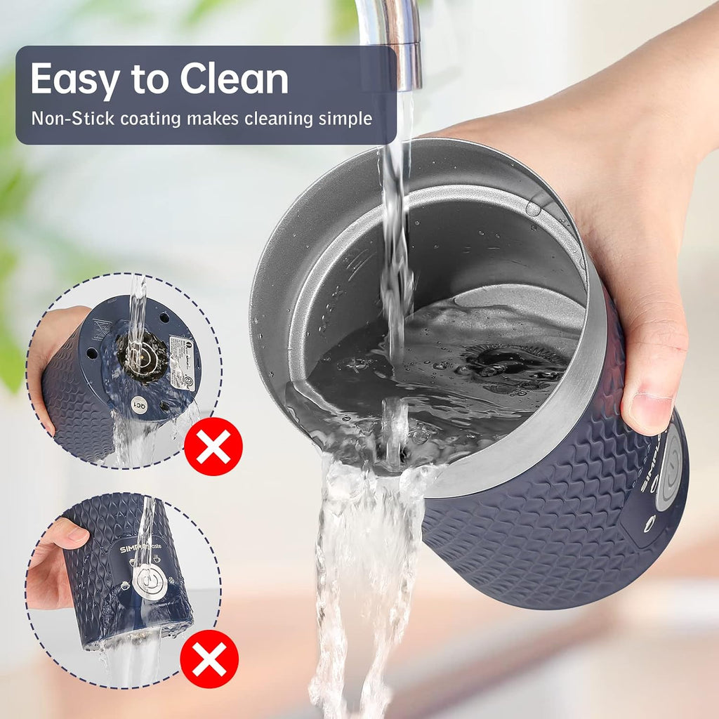 Milk Frother, 4-in-1 Electric Milk Steamer, Automatic Warm and Cold Foam Maker and Milk Warmer for Latte