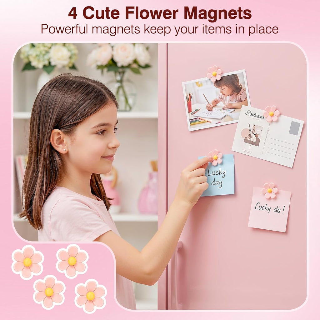 Locker Accessories for Girls, School Supplies Lockers Decor | locker decor accessories Includes magnetic mesh mirror