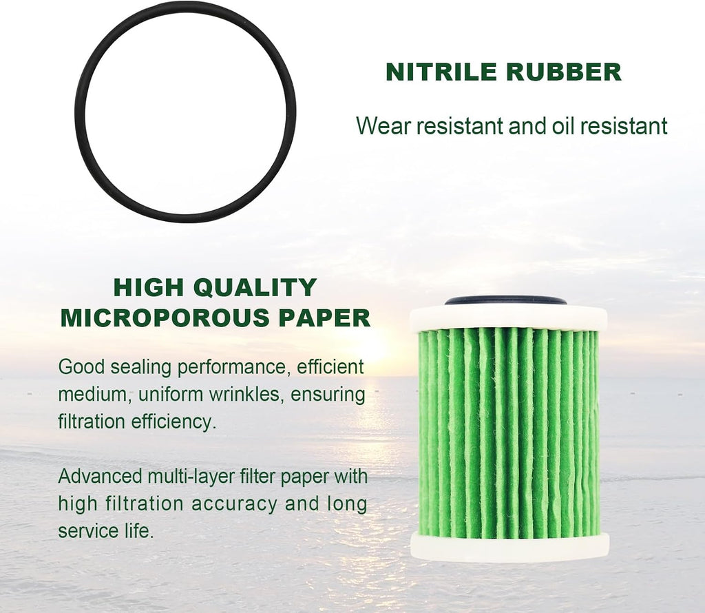 Fuel Filter Wrench and 2-Pack Filters Replace 6P3-WS24A-01-00