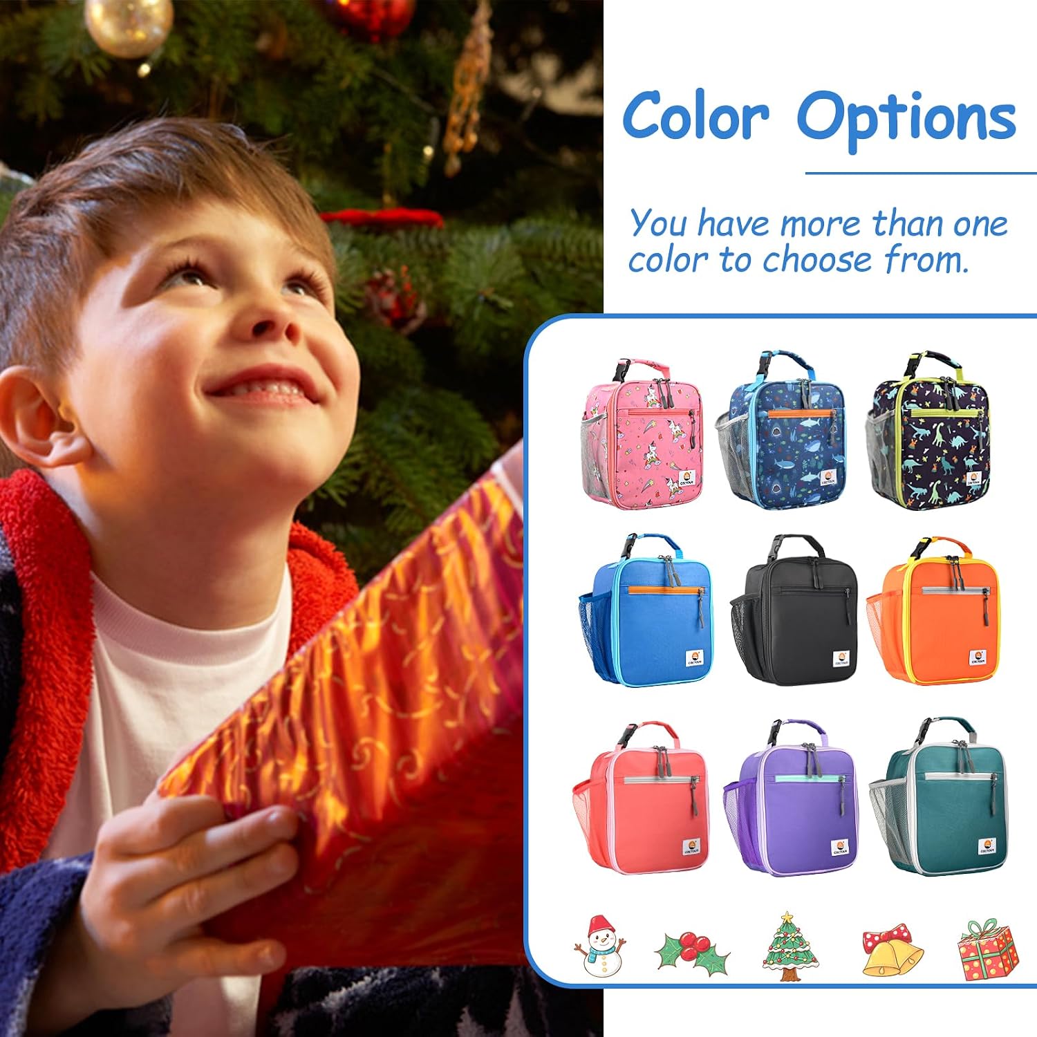 Lunch Box Kids,Premium Insulated Lunchbox for Girls Boys,Soft Mini Cooler Bag Back to School Thermal Reusable Lunch