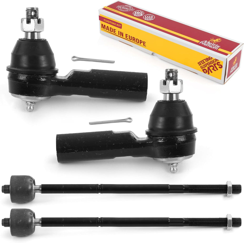 Metrix Premium Chassis Parts Inner & Outer Tie Rod End Kit Fits Ford Escape
