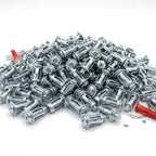 30Pcs/60Pcs/90Pcs Button Rivet Locking Nuts Set with M4, M5, M6,3 Sizes