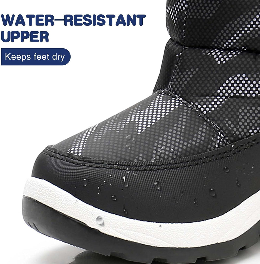 Kids Boys Girls Cold Weather Water Resistant Winter Snow Boots | Toddler/Little Kid/Big Kid