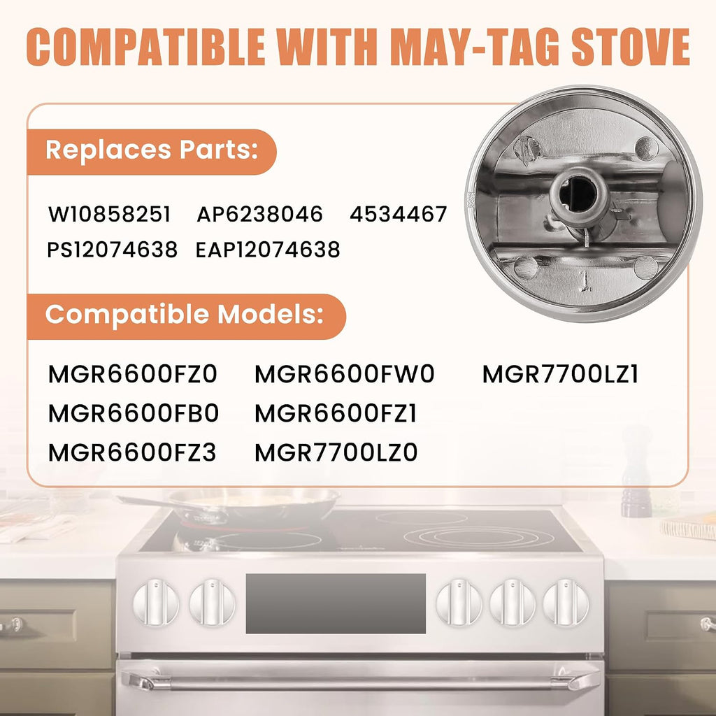 AMI PARTS W11101439 Stove Knobs Compatible with Maytag Range Knobs