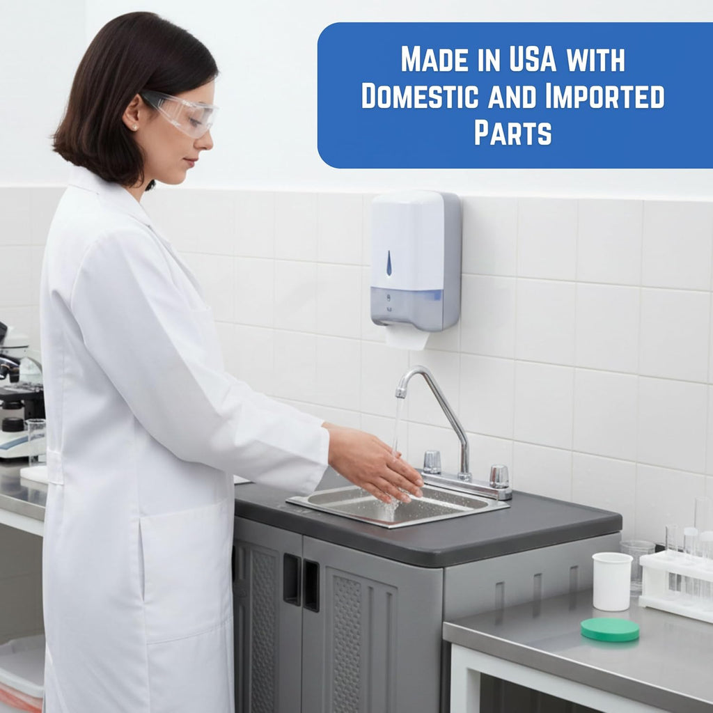 Portable Sink – Single Basin Portable Handwashing Station with Cold Water