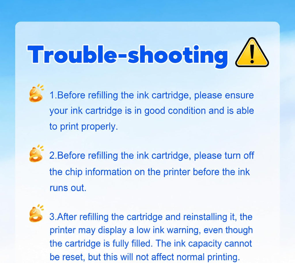 Ink Refill Kit for HP Printer Cartridges HP 67 67XL 62 63 64 65 68 60 61 | 910 950 951 952 962 923 936 902 932 933