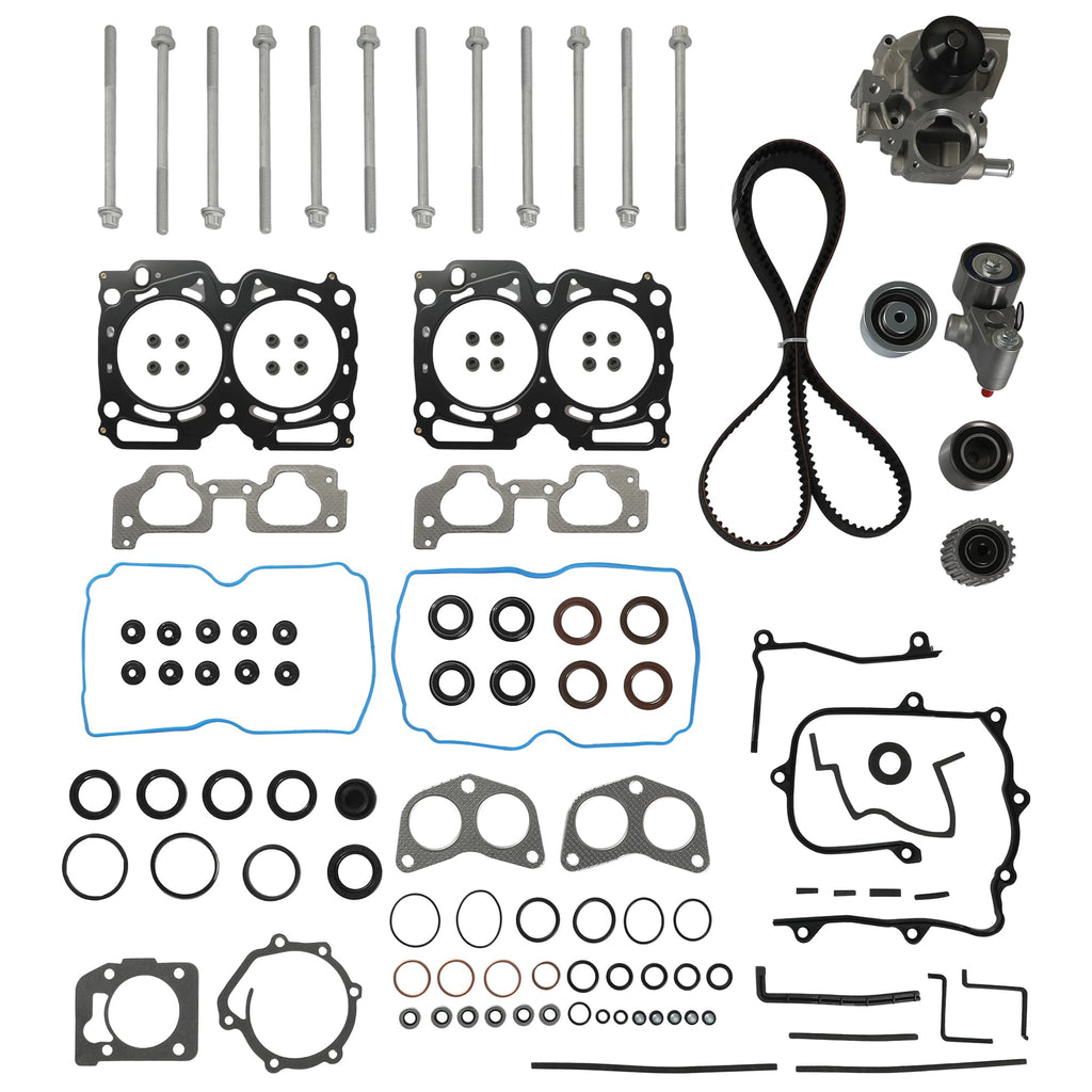 2.5 Engine Timing Belt Kit Water Pump Head Gasket Set w/Bolts
