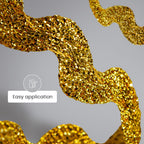 1/2" Medium RIC Rac Metallic Gold | (10 Yard Cut) Trim