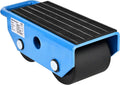 Fixed Machinery Skates for Machine Moving 5500 lbs, 2 Nylon Rollers | Carbon Steel Frame, 2 Nylon Rollers, Rubber