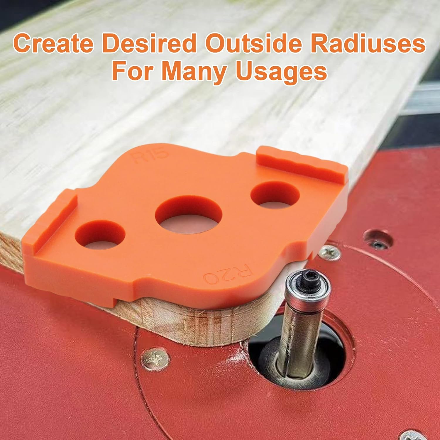 Radius Jig Router Templates Corner Radius Routing Templates, ABS+CNC high Hardness Processing Glue, Routing Rounded