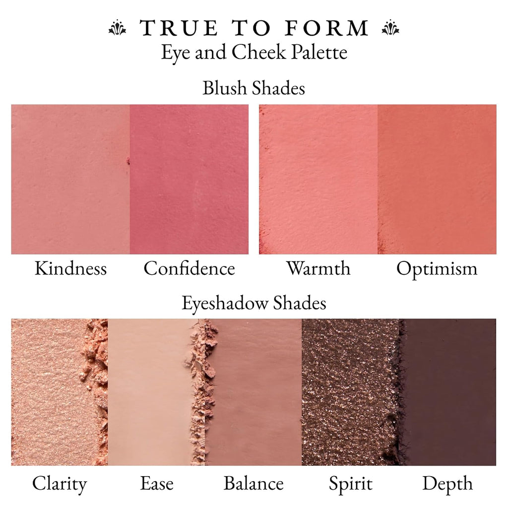 LAURA GELLER True to Form Cheek & Eye Palette | Includes Blush & Eyeshadow