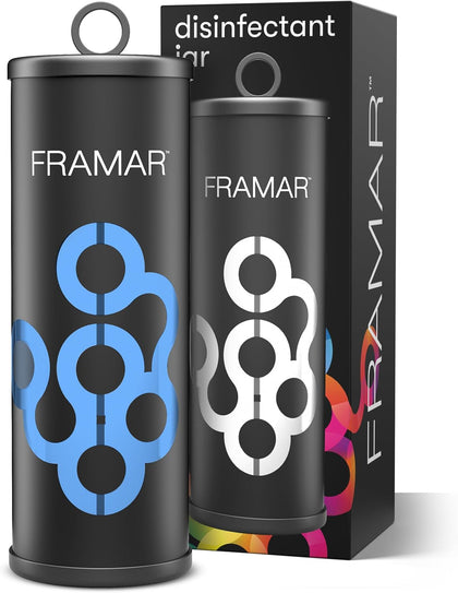 Disinfectant Jar For Salon, Hair Disinfectant Liquid, Non Slip Base | Salon Disinfectant Jar, Barber Accessories