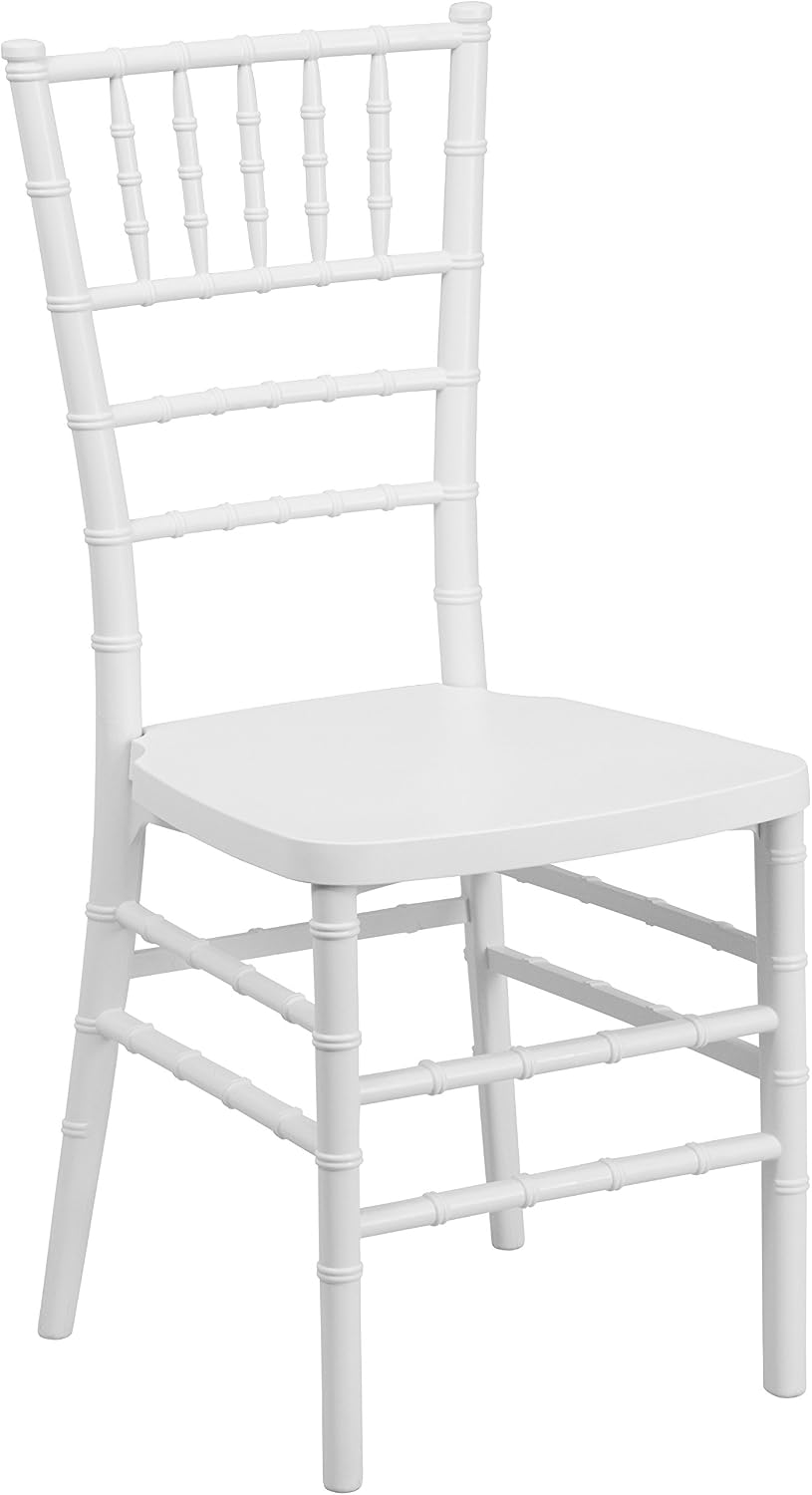 Matte White Resin Chiavari Chair