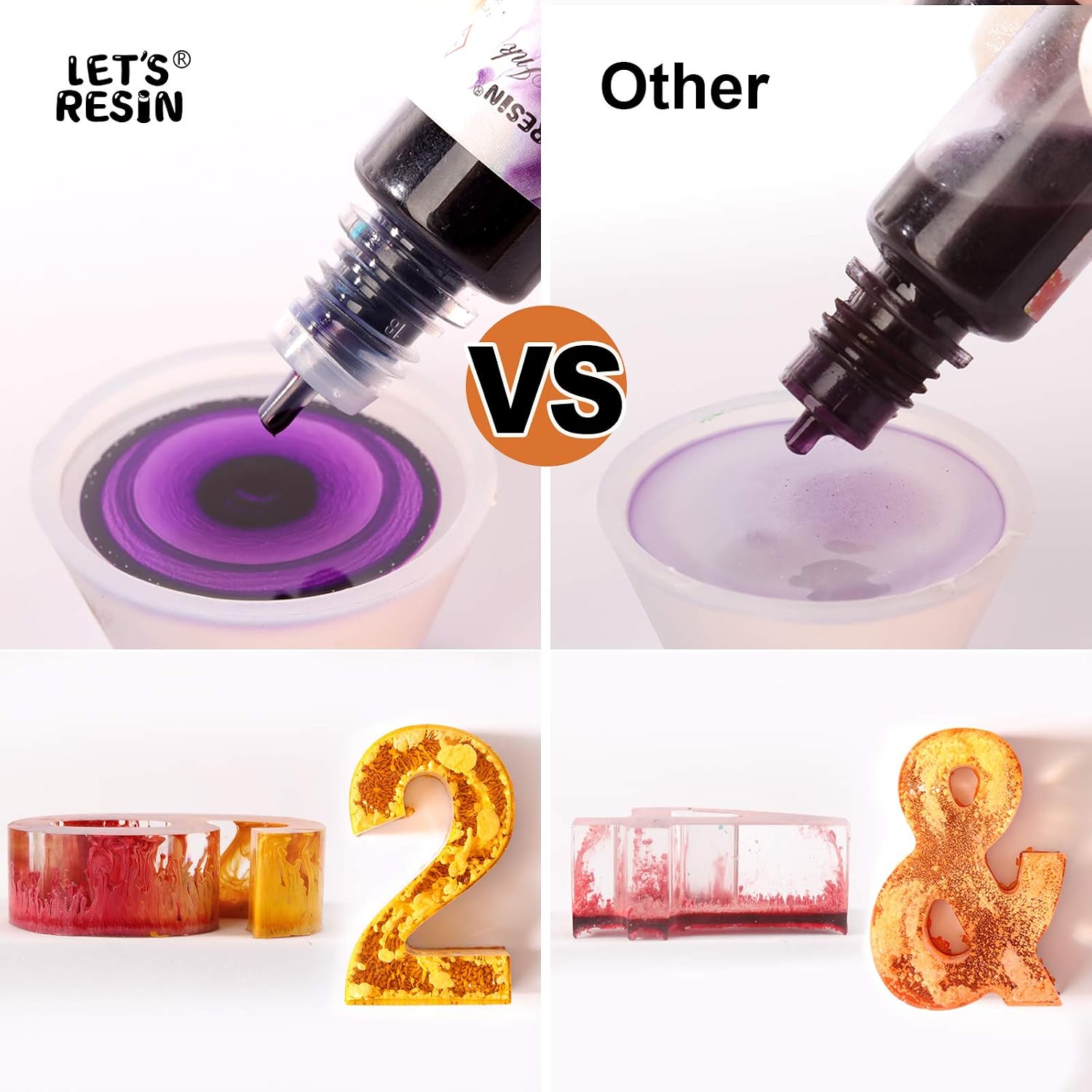 Concentrated Alcohol Ink Set, 26 Vibrant Colors (Each 0.35oz) | Alcohol-Based Resin Ink, Alcohol Paint Resin Dye for