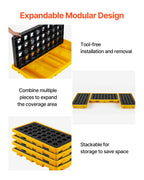 Spill Containment Pallet, 2 Drum Low Profile Spill Containment Modular Platform, 21 Gallon Sump, 4409 lbs Load