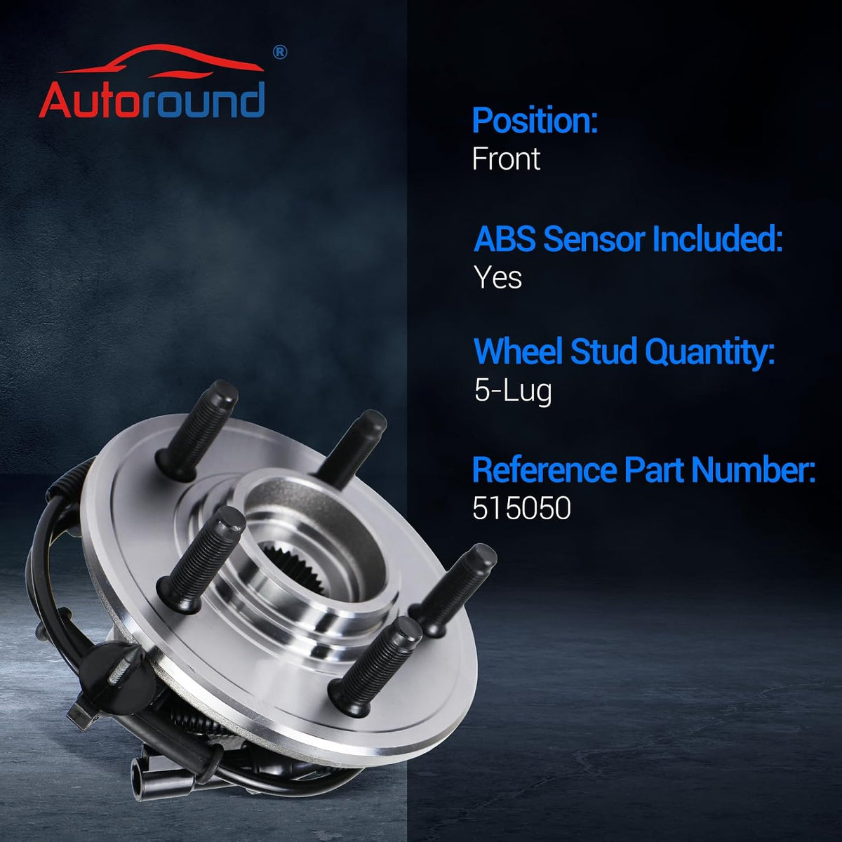 Autoround 515050 Front Wheel Hub Assembly Fit for Ford Explorer 2002-2005