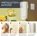 Ice Scoop With Holder - Removable Plastic Scoop for Freezer, Kitchen Countertop Ice Maker, Commercial Machine