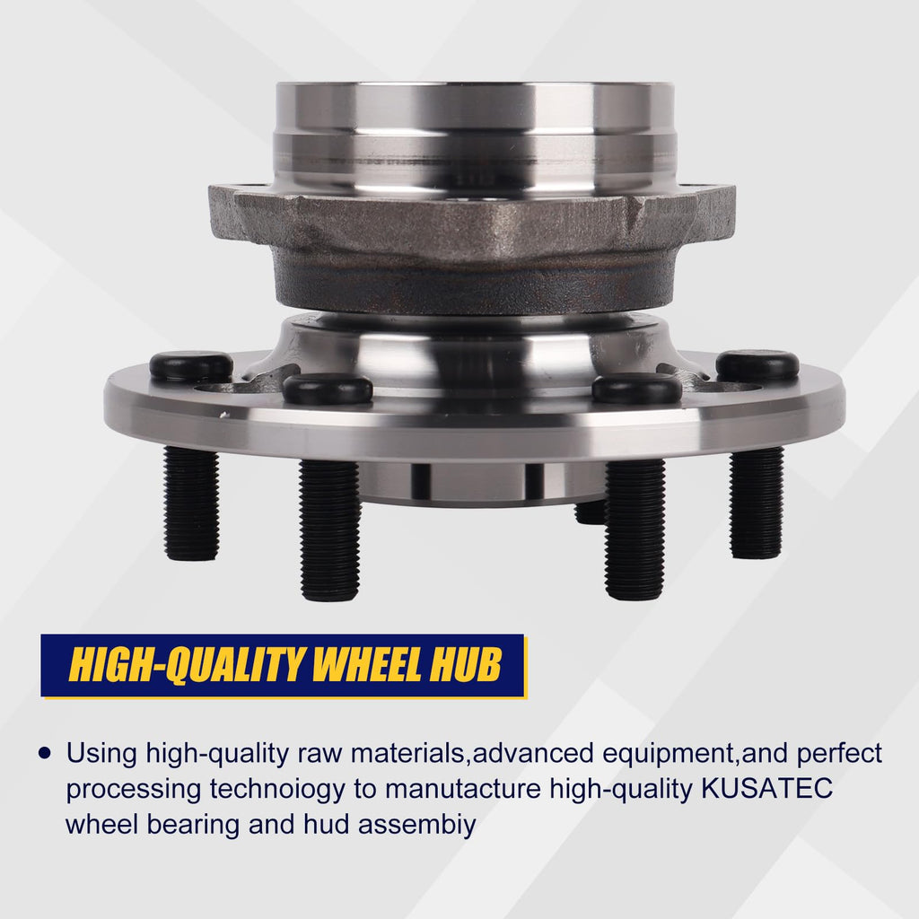 KUSATEC 515001 Front Wheel Bearing and Hub Assembly