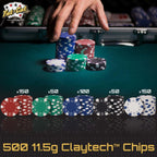 500Ct Texas Hold'em Poker Chip Set