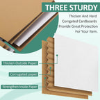 9x6x4-Small-Shipping-Boxes-30-Pack-White-Corrugated-Box-Mailers, Cardboard Boxes for Packaging Small Business, Mailing