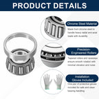 uxcell 14137/14274 Tapered Roller Bearing Cone and Cup Set, 1.375" Bore