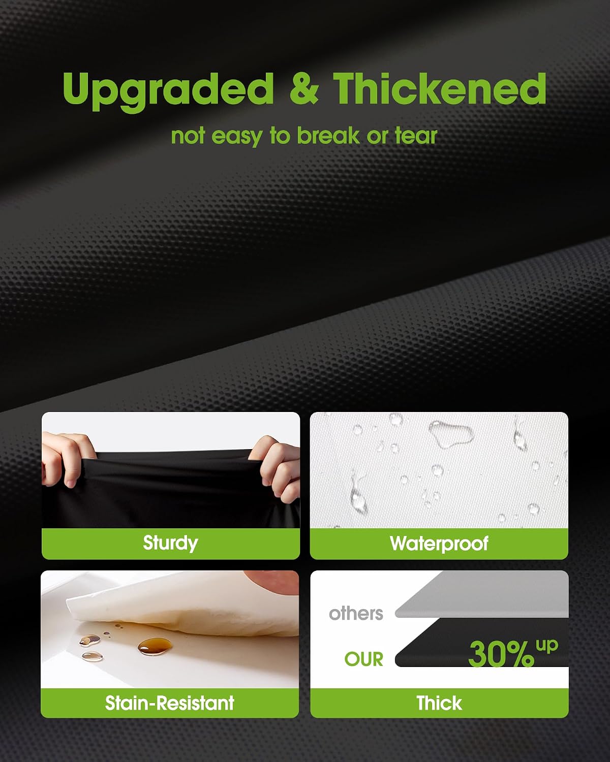 20 Pack Black Disposable Plastic Tablecloth 54x108 Inch