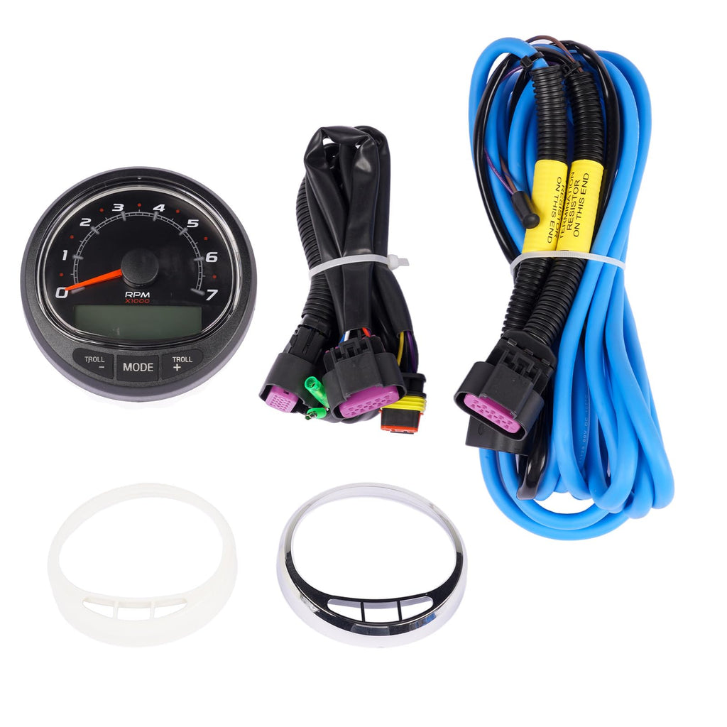 Black Tachometer Fit for Mercury SmartCraft SC1000 79-8M0135641 8M0101099