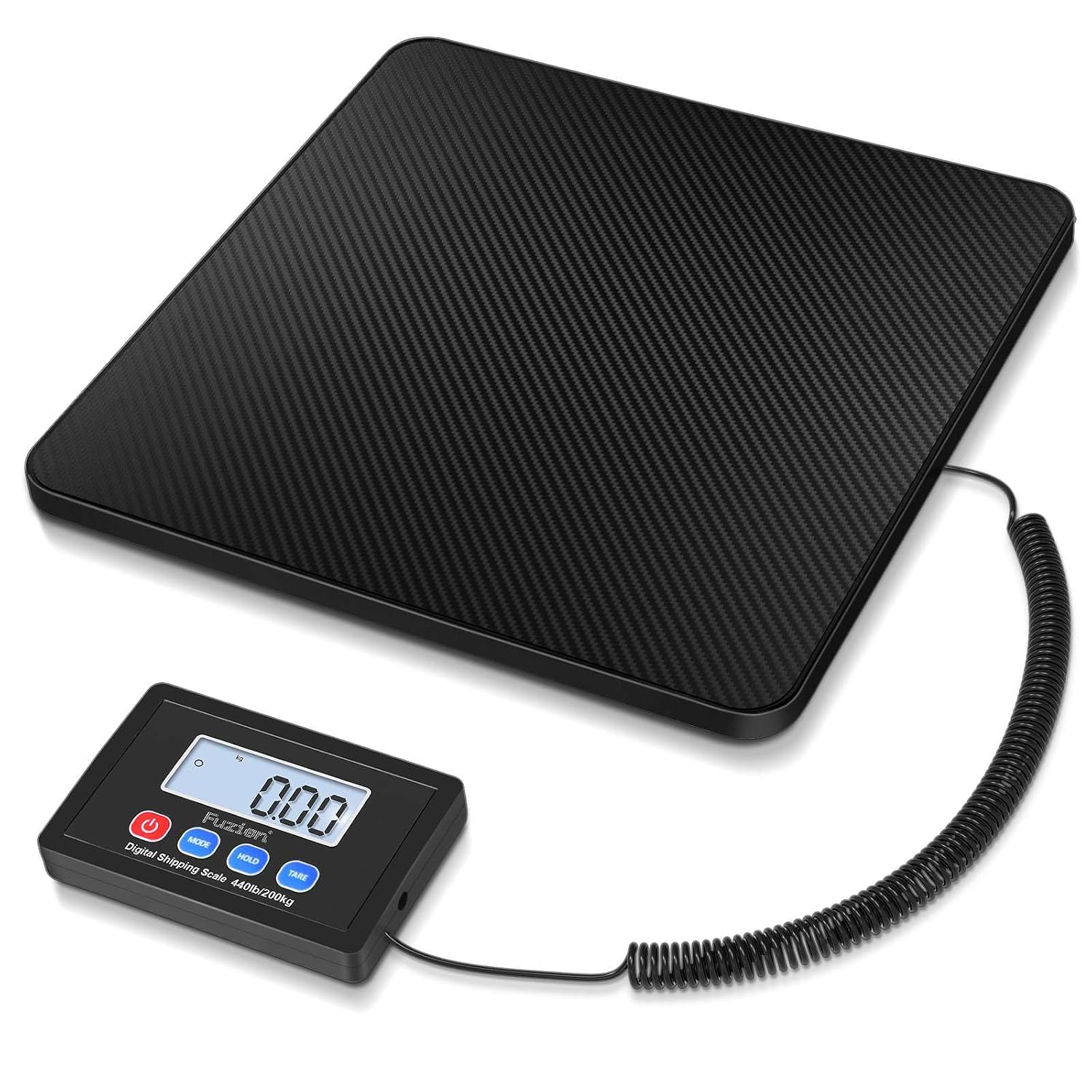 Shipping Scale, 440LB x 10g High Accuracy Postal Scale, Hold & Tare | Carbon Fiber Platform, Digital Shipping Postal