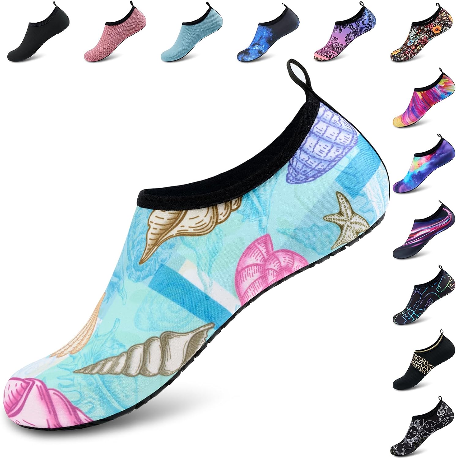 Water Shoes for Women Men Barefoot Quick-Dry Aqua Socks Slip-on for Beach Swim Surf Yoga Exercise