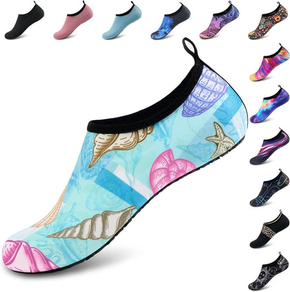 Water Shoes for Women Men Barefoot Quick-Dry Aqua Socks Slip-on for Beach Swim Surf Yoga Exercise