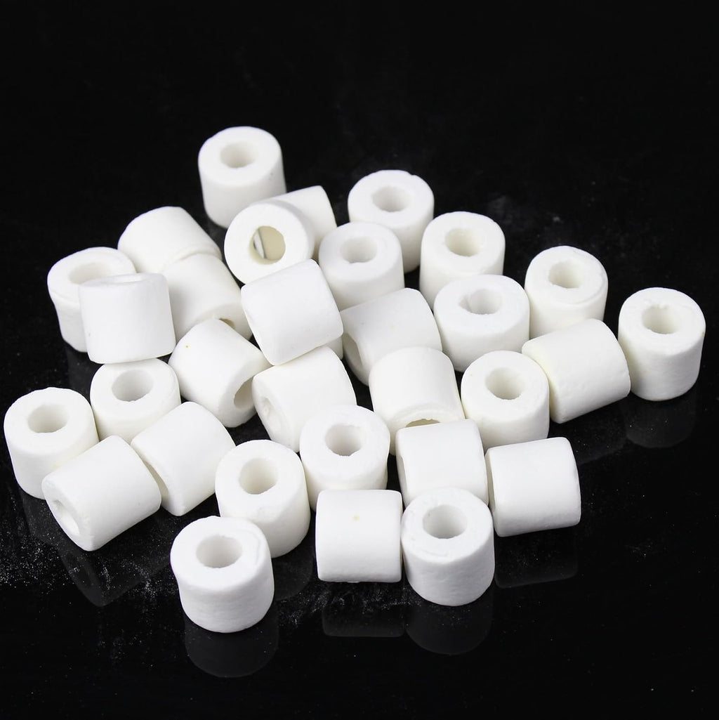 Bio Ceramic Rings 6 lbs Aquarium Sump Filter Media Fish Tank Koi Pond Canister Filter Media in 6 Free Mesh Bags