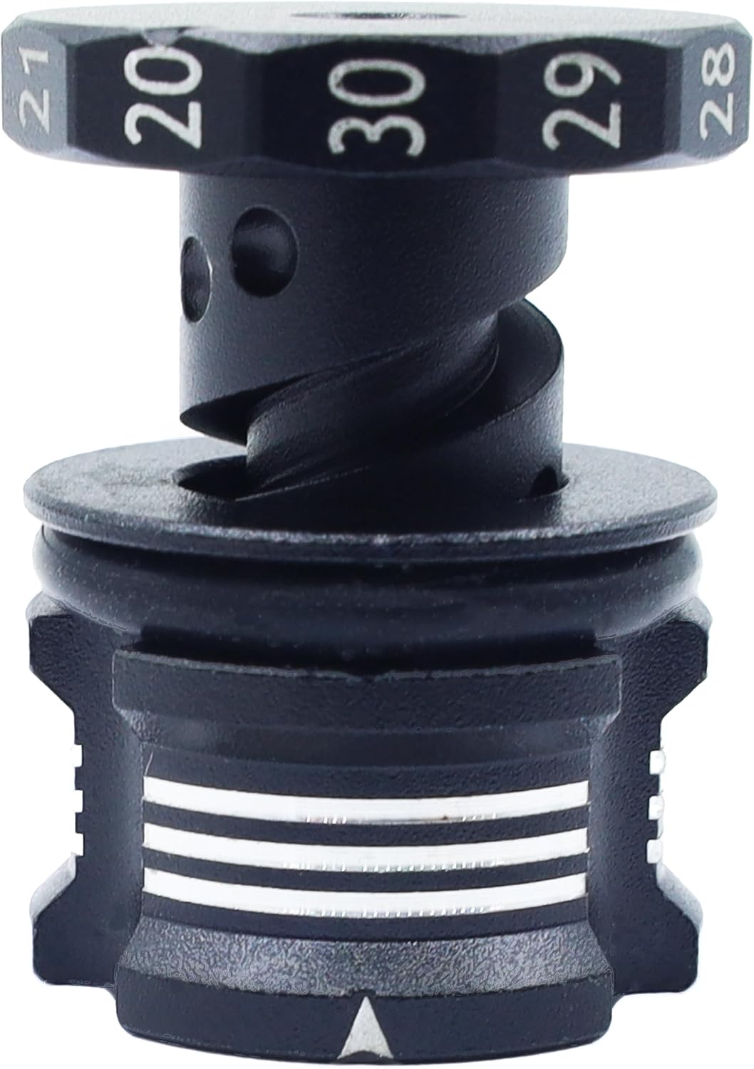 Adjustable Ride Height Gauge 20-30mm for RC Model Repair Work(Black Silver)