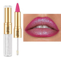 Hot Pink Lip Liner Silver Lip Gloss Combo for Women
