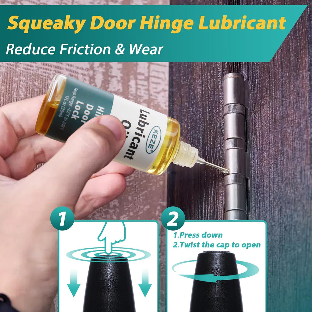 Door Hinge Lubricant Door Squeaky Fix Lubricating Oil for Noise Synthetic Knife Oil Lube for Lock Hinge Hair Trimmers