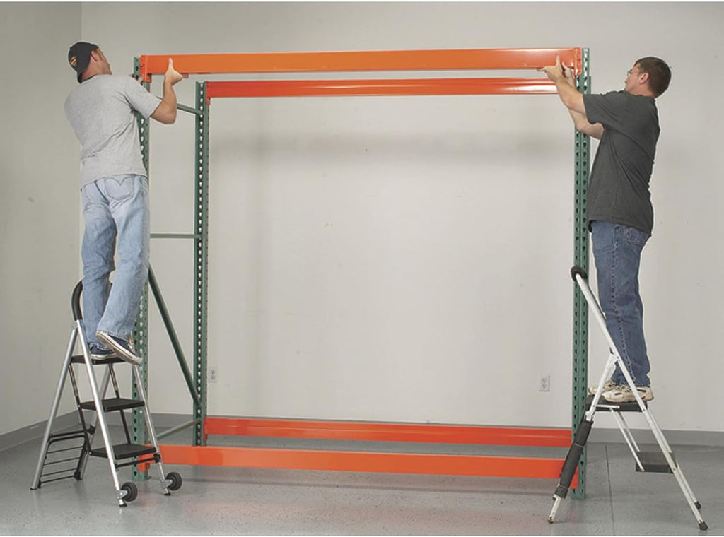 AK Industrial Extra Heavy-Duty Teardrop Pallet Rack Beam - 96in.L, Model Number AK-RBI-96-4.65