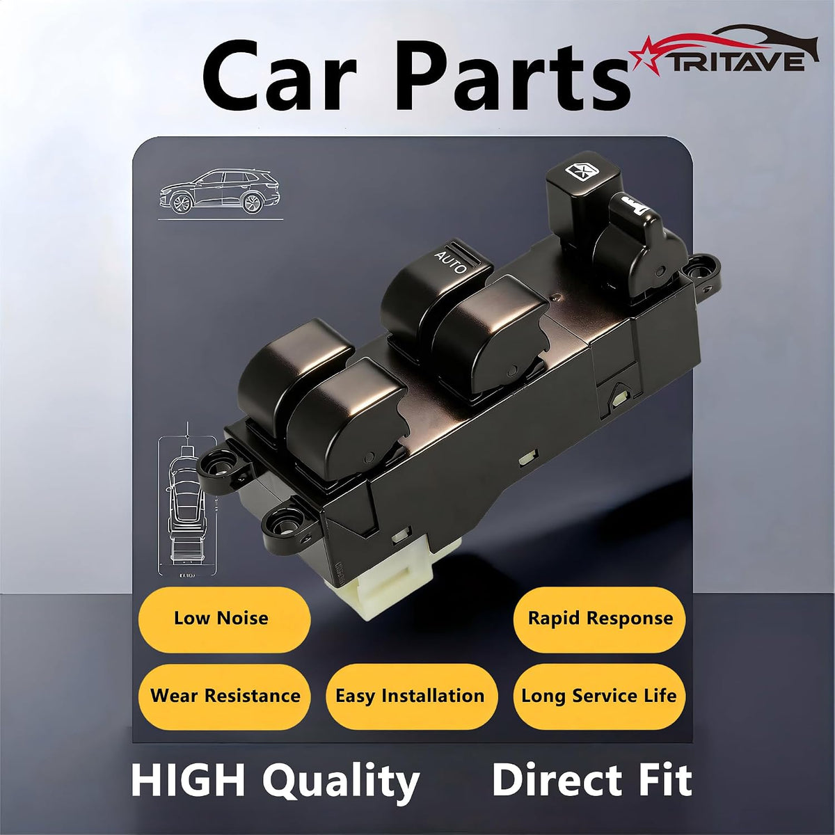 Power Master Window Switch Compatible with Nissan Altima 2000-2004