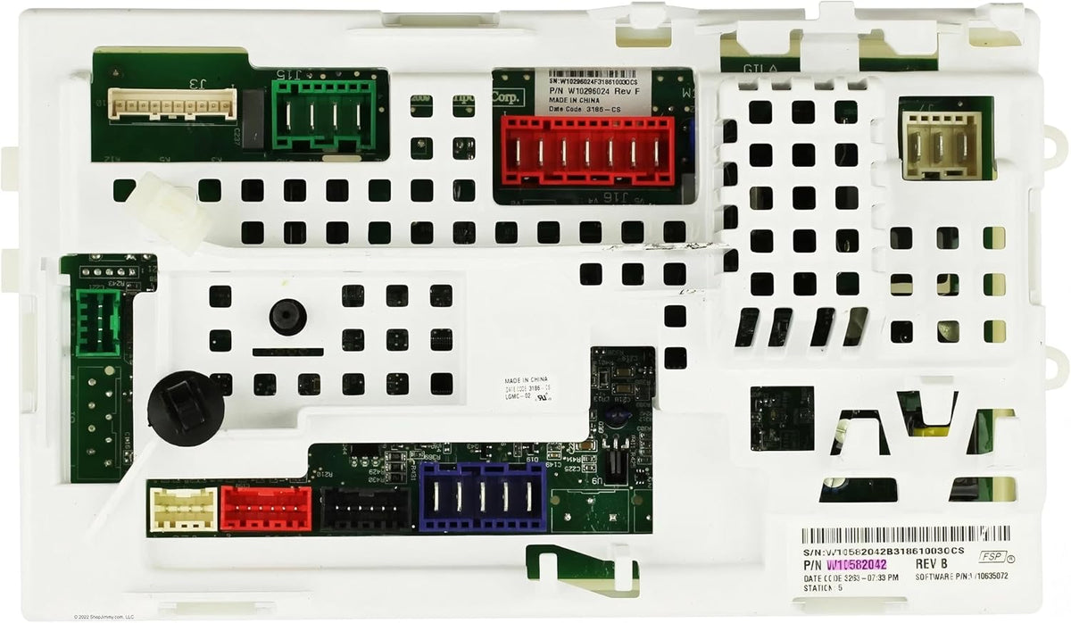 W10582042 for Whirlpool Washer Control Board WTW4900BW0
