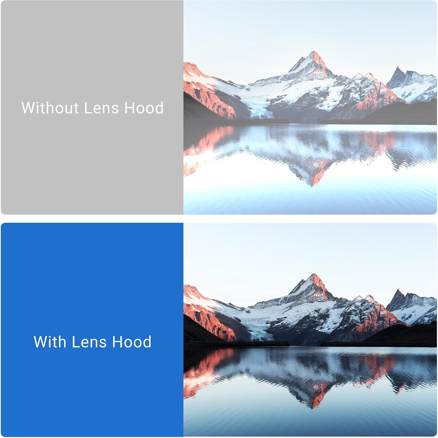 52mm Screw-in Mount Aluminum Metal Lens Hood for DSLR Mirrorless Lens | for Nikon AF Nikkor 50mm f1.8D, Nikon AF