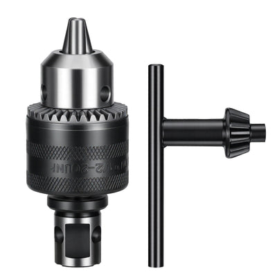 1/16''-1/2'' Mag Drill Chuck, Universal Shank 1/2''-20 UNF Thread