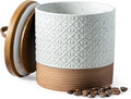 Ceramic Jar with Lid, Coffee Canisters with Airtight Lids Kitchen Food Storage Container for Spice Loose Leaf Tea