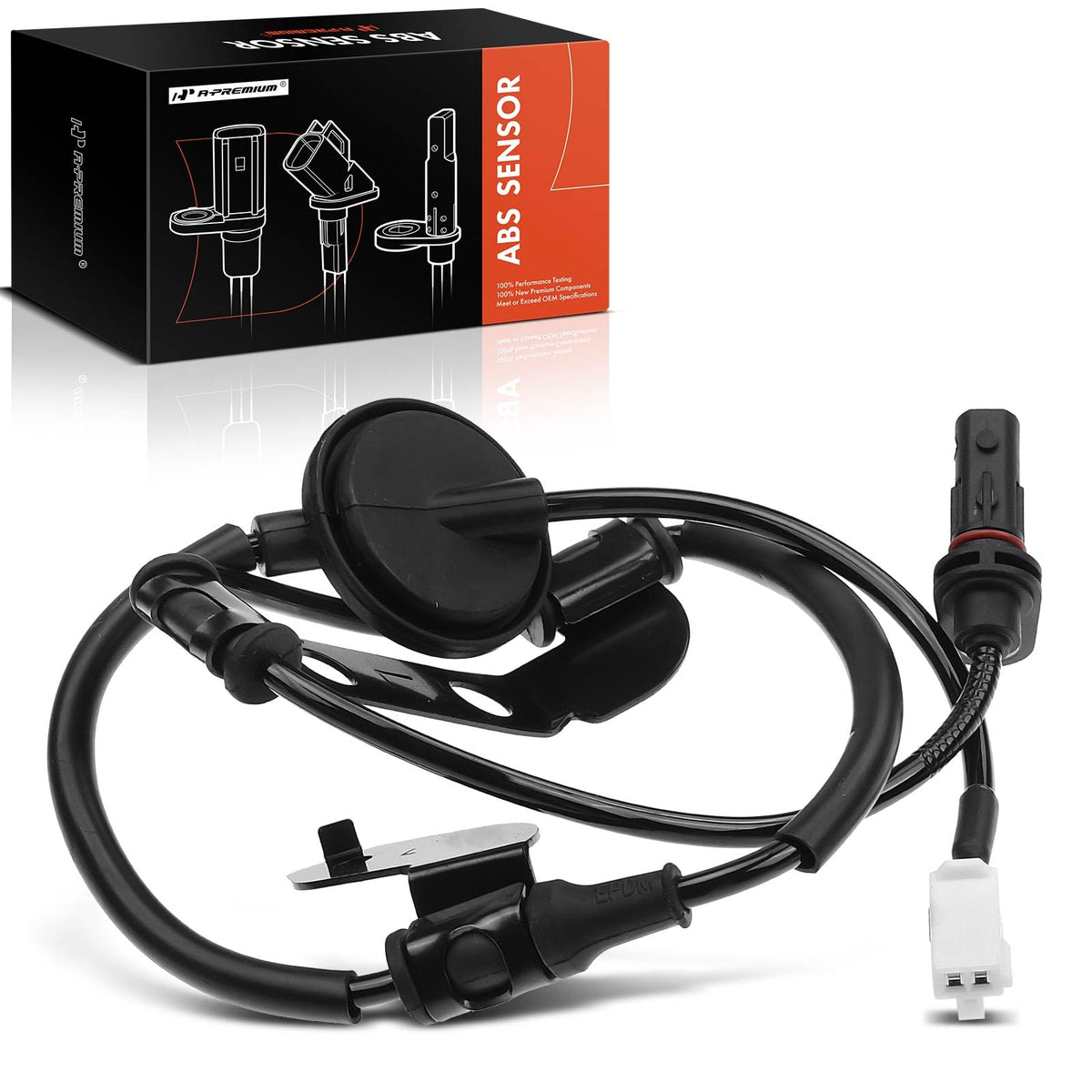 A-Premium Rear Left ABS Wheel Speed Sensor Compatible with Hyundai