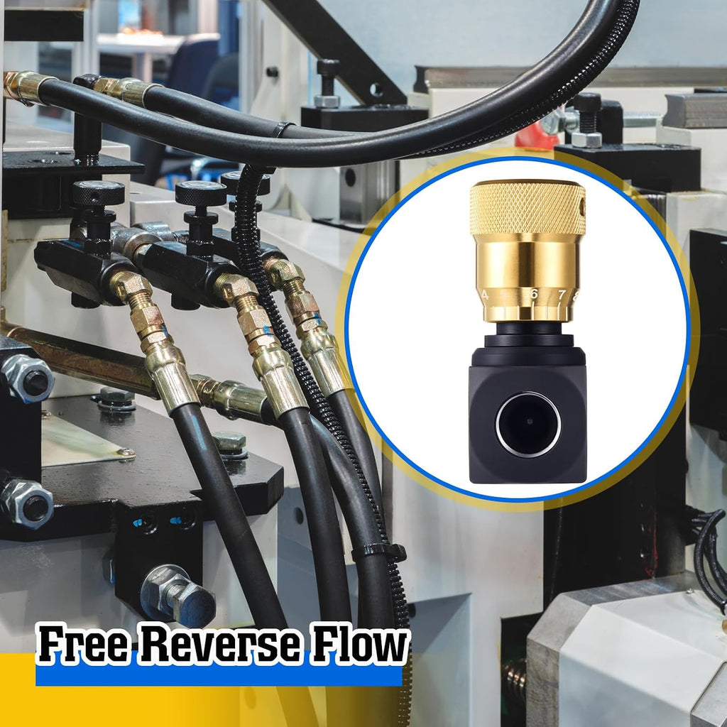 Pelopy 1 Pcs 3/4 Inch NPT Ports Hydraulic Flow Control Needle Valve